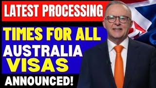 Latest Processing Times For All Australia Visas Australia Visa Processing Times Updates