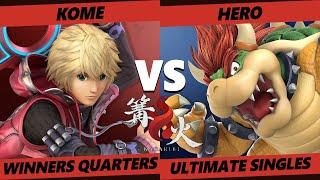 Kagaribi 4 Winners Quarters - Kome Shulk Vs. Hero Bowser SSBU Smash Ultimate