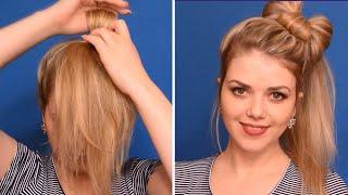 25 Самые красивые и простые ПРИЧЕСКИ НА 1 СЕНТЯБРЯ  25 COOL HAIRSTYLES TO MAKE UNDER A MINUTE