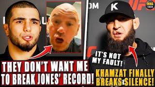 UFC Fighter ACCUSES UFC of DENYING him the chance to break Jon Jones record Khamzat BREAKS SILENCE