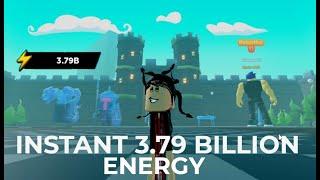 I Got 3.79 Billion Instant Energy after Rebirth at Castle Area on Roblox Strongman Simulator