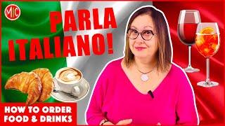 Italian Speaking Practice How to Order at the Bar & Restaurant  PARLA ITALIANO