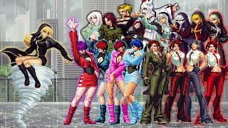 KOF Mugen Schlussel-Pre Vs 16 Female Fighter Team