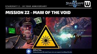 Starcraft 2 10 Year Achievement Hunt Brutal WoL Mission 22 - Maw of the Void