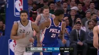 San Antonio Spurs vs Philadelphia 76ers  January 23 2019