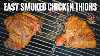 EASIEST Smoked Chicken Thighs Ever  Pit Barrel Cooker