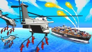 Helicopter Attack On Secret Boss Aircraft Carrier