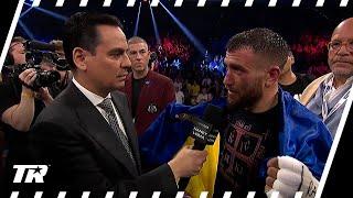 Lomachenko Thinks He Beat Haney Dont Know What is Next  POST-FIGHT INTERVIEW