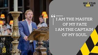 Damien Lewis Reads The Invictus Poem  10 Year Anniversary Service  Invictus Games Foundation