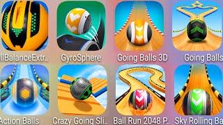 Sky Ball JumpGoing BallsGyroSphereAction BallsSky Rolling BallBall Run 2048Crazy Going Slide