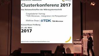 Vortrag TDK-Micronas - Integration mit Perspektiven  microTEC Clusterkonferenz