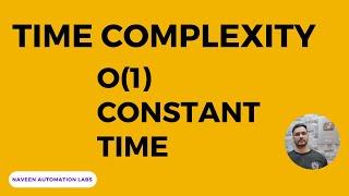 BIG O1 - Constant Time Complexity