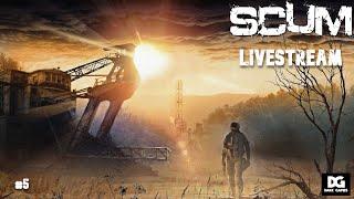 SCUM - AO VIVO  LIVESTREAM  SURVIVAL  PVP TEMP. 2 #5