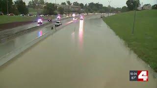 Part of I-55 flooded as storms move across region