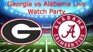 Georgia vs Alabama Live Play by Play and Reaction