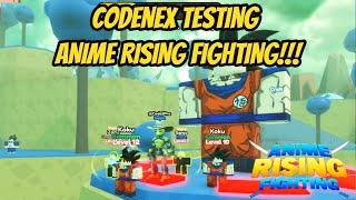 CodeNex Testing Anime Rising Fighting  This anime game looks pretty fun