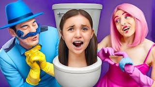 Skibidi Toilet Was Adopted by Mommy Long Legs and Daddy Long Legs Roblox Skibidi Toilet is Missing