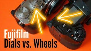 Fujifilm Retro Dials versus Modern Wheels - X-T5 X100v and X-H2 Camera Design Philosophies Compared