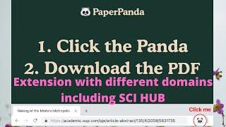 Why PaperPanda  Download Papers in PDF  Alternative to SCI HUB