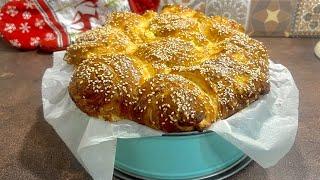 Питка за празника с масло и сирене - приказно вкусна  Пирог к праздничному столу  holiday bread