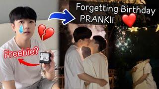 Forgetting Birthday Prank On BoyfriendFirework French Kiss BL Couple