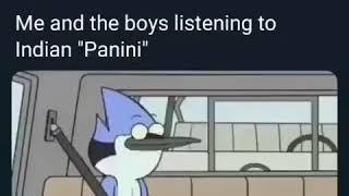 Me and the boys listening to Indian panini