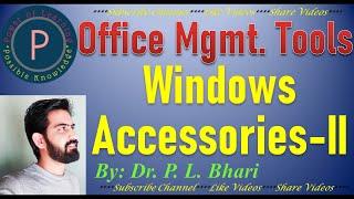 49. OMT Windows Accessories Part-II