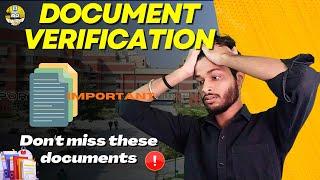 IPU Document Verification for B.Tech  Ye importamt documents bhul mat jana