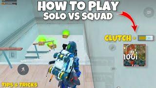 HOW TO HANDLE 1V4 SITUATION IN PUBG MOBILEBEST CLOSE RANGE TIPS & TRICKS BATTLEGROUNDS MOBILE BGMI