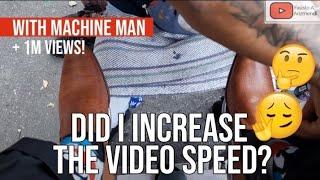 S3E125 Machine man I increase the video speed? #mexico #mx #asmr #shoeshine #faustoarizmendi