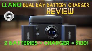 llano Dual Fast Camera Battery Charger + Batteries Review