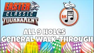 Easter Classic Tournament Walkthrough all Holes 1-9  Sakura Hills  Golf Clash Tips & Guide