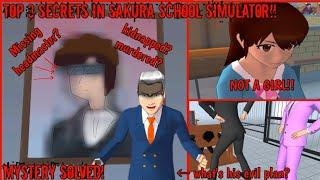 Top 3 SecretMystery in Sakura School Simulator