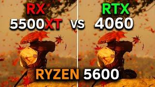 RX 5500 XT 8GB vs RTX 4060 8GB  RYZEN 5 5600  Is the Upgrade Worth it in 2024?