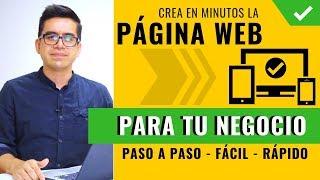 Cómo Crear Una Página Web para Mi Negocio ▶︎ Desde Cero Paso a Paso Profesional y Seguro 