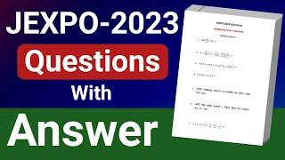 JEXPO 2023 Question Paper with Answer  NatiTute