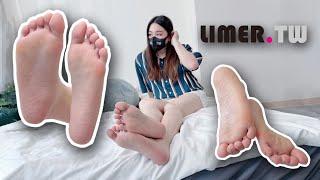 54 粉粉 嫩足 ㅣAsian Feet ㅣChinese feetㅣ戀足 足控 腳底 裸足ㅣFoot Fetish Worship girl feet toeㅣ素足 足裏 足フェチ『Limer』