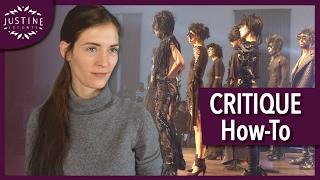 How to review  critique a fashion show?  Justine Leconte