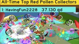 775T Red Hive Boost  1st All-Time Red Pollen Collectors Leaderboard  Bee Swarm Simulator