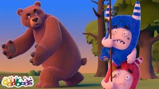 Grizzly Bear Camping Chaos   Oddbods TV Full Episodes  Funny Cartoons For Kids