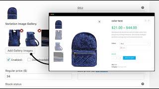 How To Set Up WooCommerce Additional Variation Images Plugin to Upload Extra image Per Variation