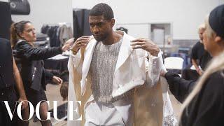 Inside Ushers Super Bowl Halftime Show Look  Vogue