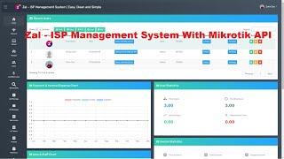 Zal - ISP Management System With Mikrotik API    HowTo make  ISP Management System php