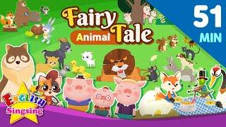 Animal Stories - Fairy tale Compilation  51 minutes English Stories Reading Books