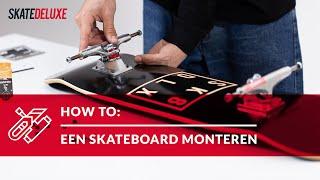 Hoe zet je een skateboard in elkaar  Skateboard montage