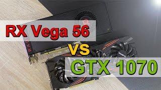 AMD RX Vega 56 vs GTX 1070