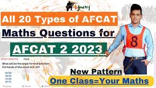 All New 20 Types of Maths Questions for AFCAT 2 2023.