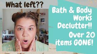 Decluttering My Bath & Body Works Collection Over 20 Items Gone