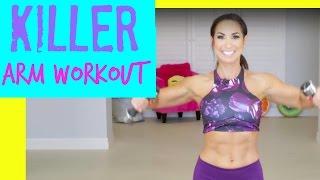 Killer Arm Workout for Women  Natalie Jill