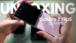 Galaxy Z FLIP 5  Unboxing & customisation